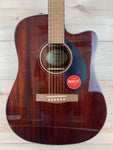 OPEN BOX - Fender CD-60SCE Dreadnought Acoustic-Electric Guitar All Mahogany