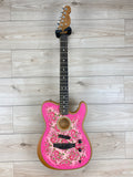 Fender American Acoustasonic limited Edition Telecaster, Pink Paisley