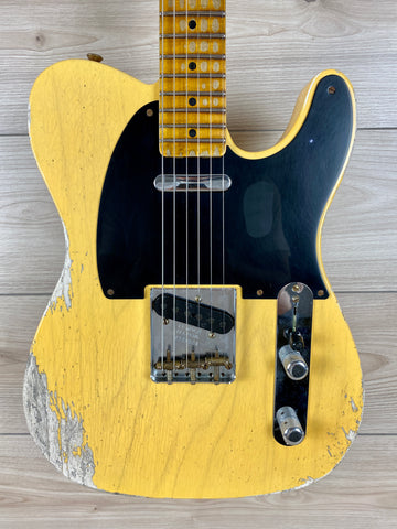 Fender Custom Shop Limited Edition '51 Telecaster Heavy Relic Maple Fingerboard Aged Nocaster Blonde