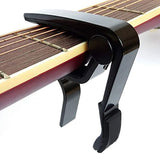 Classic Guitar Accessories Kit - Capo, Strings, Clip-on Chromatic Tuner, & Finger Exerciser