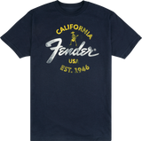 Fender Baja Blue T-Shirt, Blue, LARGE