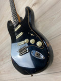 Fender Custom Shop Limited Edition Dual-Mag II Strat Relic Electric Guitar - Aged Black Over 3 Color Sunburst