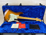 Fender 75th Anniversary Commemorative Stratocaster Electric Guitar, 2-Color Bourbon Burst