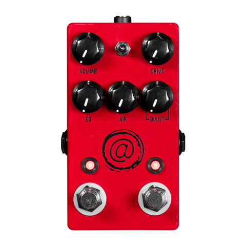 JHS AT+ Andy Timmons Signature Drive guitar Pedal - Red - CBN Music Warehouse