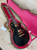 Gibson Custom 1957 Les Paul Custom Reissue VOS Electric Guitar - Ebony 2 Pickup