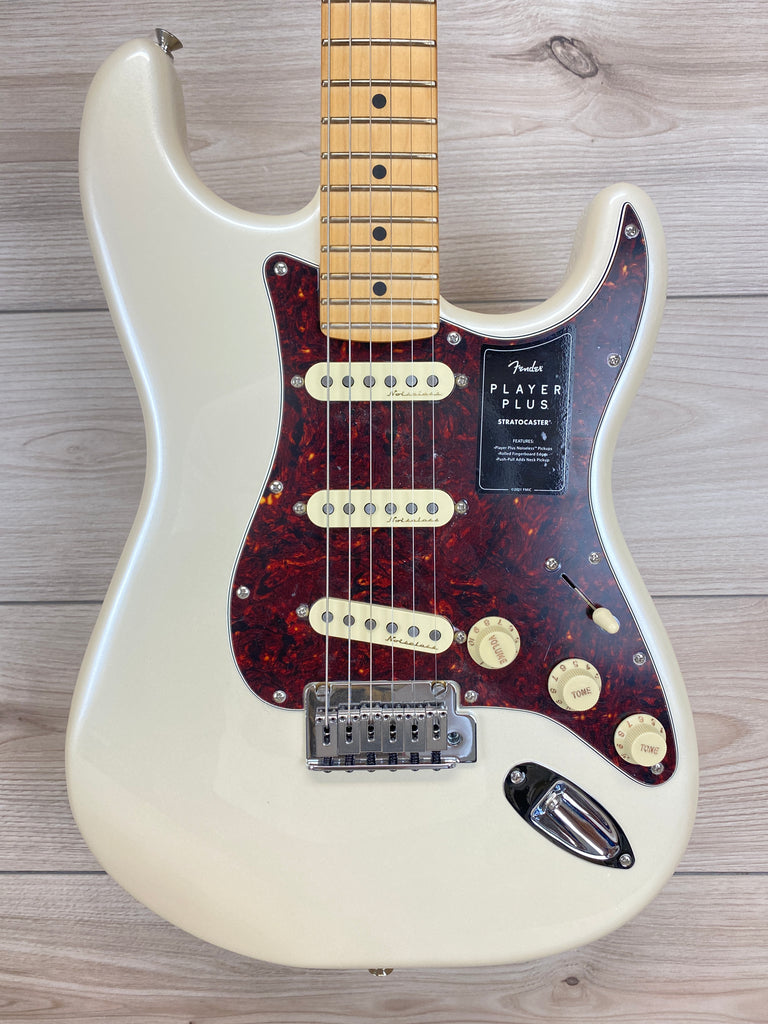 Fender Player Plus Stratocaster Electric Guitar - Olympic Pearl