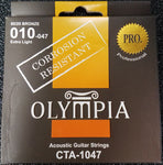 Olympia CTA1047 Accoustic Guitar Strings 010-047 - Extra Light - CBN Music Warehouse