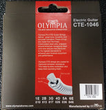 Olympia CTE-1046 Pro Electric Guitar Strings - Corrosion Resistant - CBN Music Warehouse
