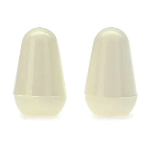 Fender Genuine Switch Tip for Most Stratocaster Models, Parchment (Set of 2)