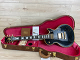 Gibson Custom 1957 Les Paul Custom Reissue VOS Electric Guitar - Ebony 2 Pickup