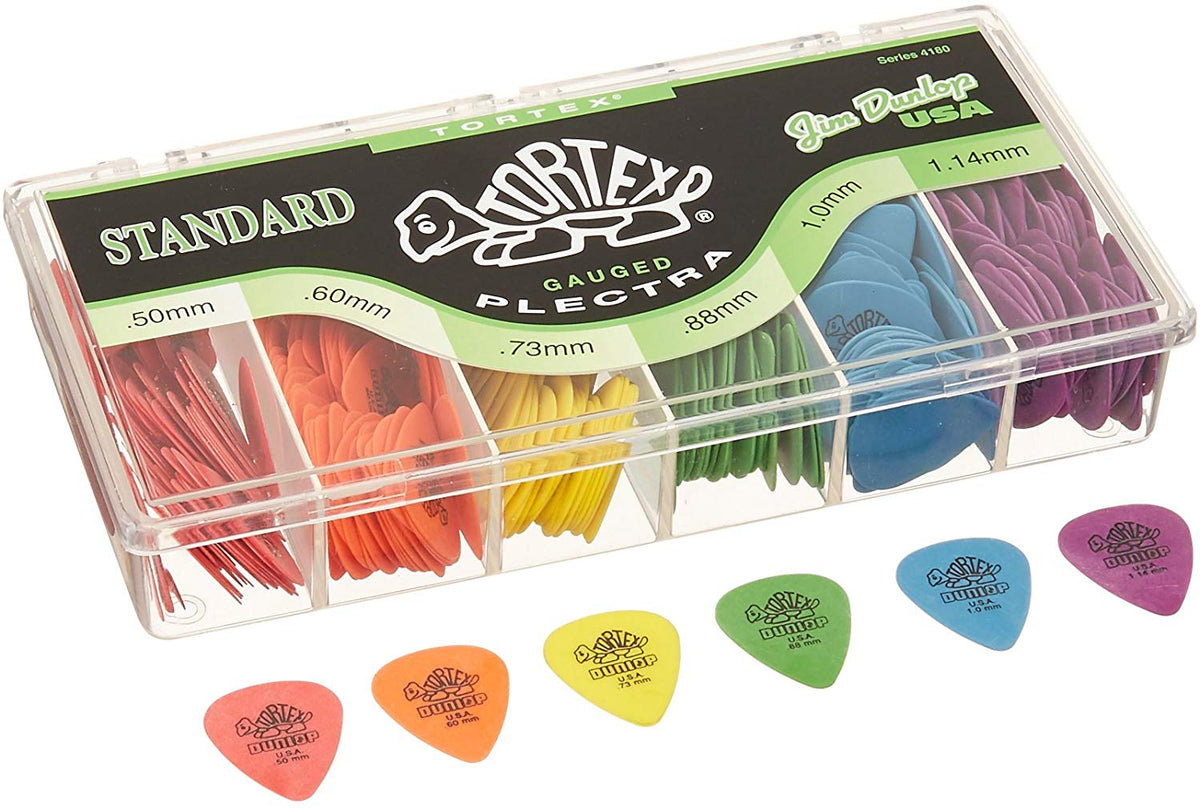 Dunlop 4180 Tortex Standard Gauged Plectra Guitar Picks - 432 – CBN ...