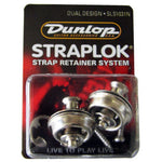 Dunlop Straplok Dual Design Strap Retainer System - Nickel - CBN Music Warehouse