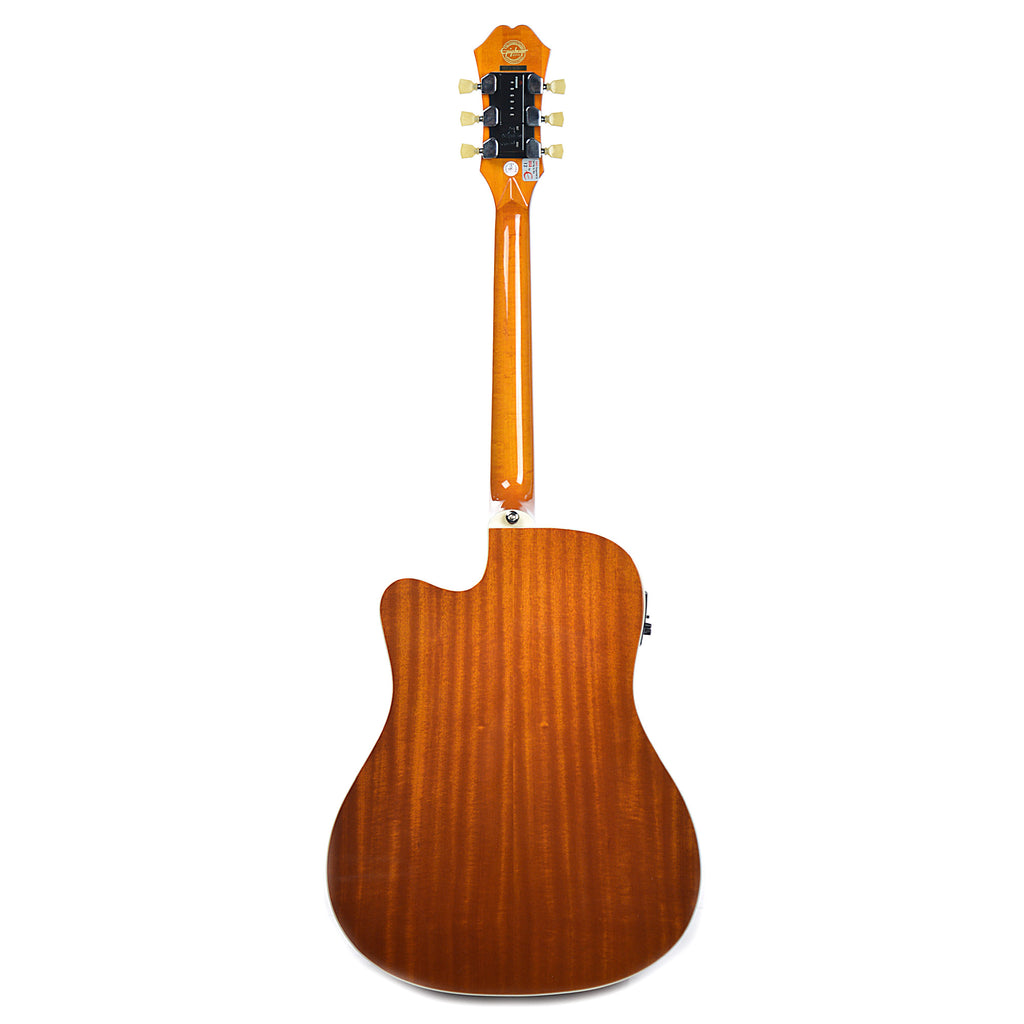 Epiphone FT-350SCE Acoustic-Electric Guitar - Violin Burst – CBN Epiphone FT-350SCE Acoustic-Electric Guitar - Violin Burst – CBN