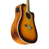 Eko TRI Dreadnought Cutaway Acoustic Electric Guitar - Honey Burst - CBN Music Warehouse