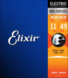 Elixir Strings 12102 Nanoweb Electric Guitar Strings -.011-.049 Medium