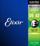 Elixir Optiweb Electric Guitar Strings, Super Light, 9-42 - CBN Music Warehouse