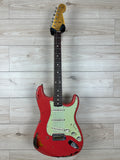 Fender Michael Landau Signature 1963 Stratocaster Fiesta Red over 3-Color Sunburst