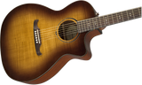 Fender FA-345CE Auditorium Acoustic-Electric Guitar  3-Tone Tea Burst - CBN Music Warehouse