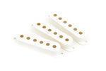 Fender Stratocaster Pickup Covers - Parchment - CBN Music Warehouse