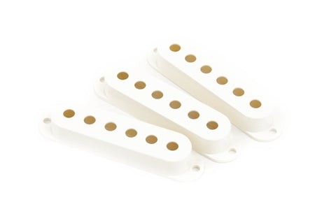 Fender Stratocaster Pickup Covers - Parchment - CBN Music Warehouse