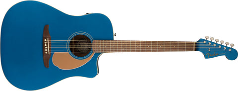 Fender Redondo Player Acoustic Guitar - Belmont Blue - CBN Music Warehouse