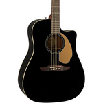 Fender Redondo Player Acoustic Guitar - Jetty Black - CBN Music Warehouse