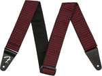 Fender Houndstooth Jacquard Strap - Red - CBN Music Warehouse