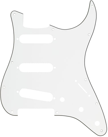 Fender 11-Hole Modern-Style Stratocaster S/S/S Pickguards - Parchment - CBN Music Warehouse