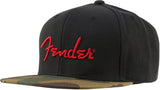 Fender Camo / Black Flatbill Hat