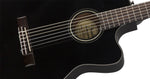 Fender CN-140SCE BLK Classical Acoustic Electric Guitar - CBN Music Warehouse