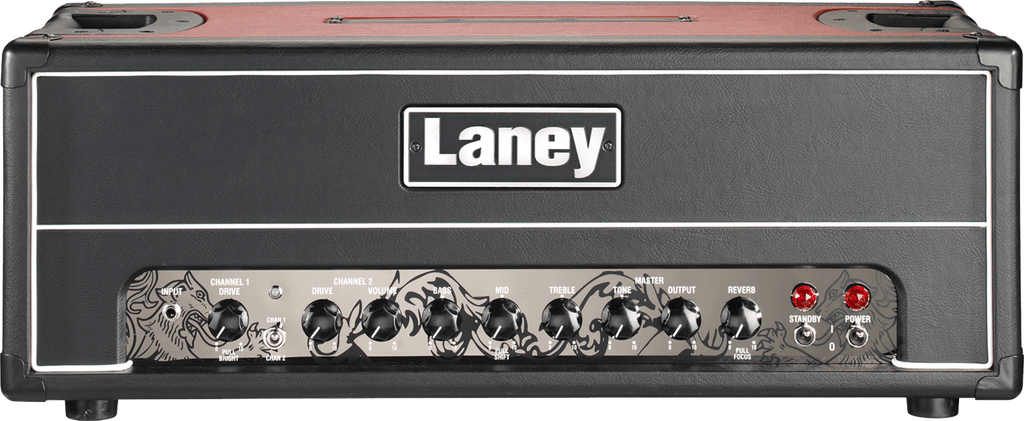 Laney GH50R 50 Watt Class AB Tube Electric Guitar Amplifier Head