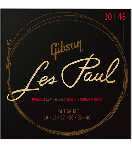 Gibson SEG-LES10 Les Paul Premium Electric Guitar Strings - .010-.046 Light