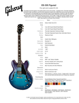 Gibson ES-335 Figured - Glacier Blue