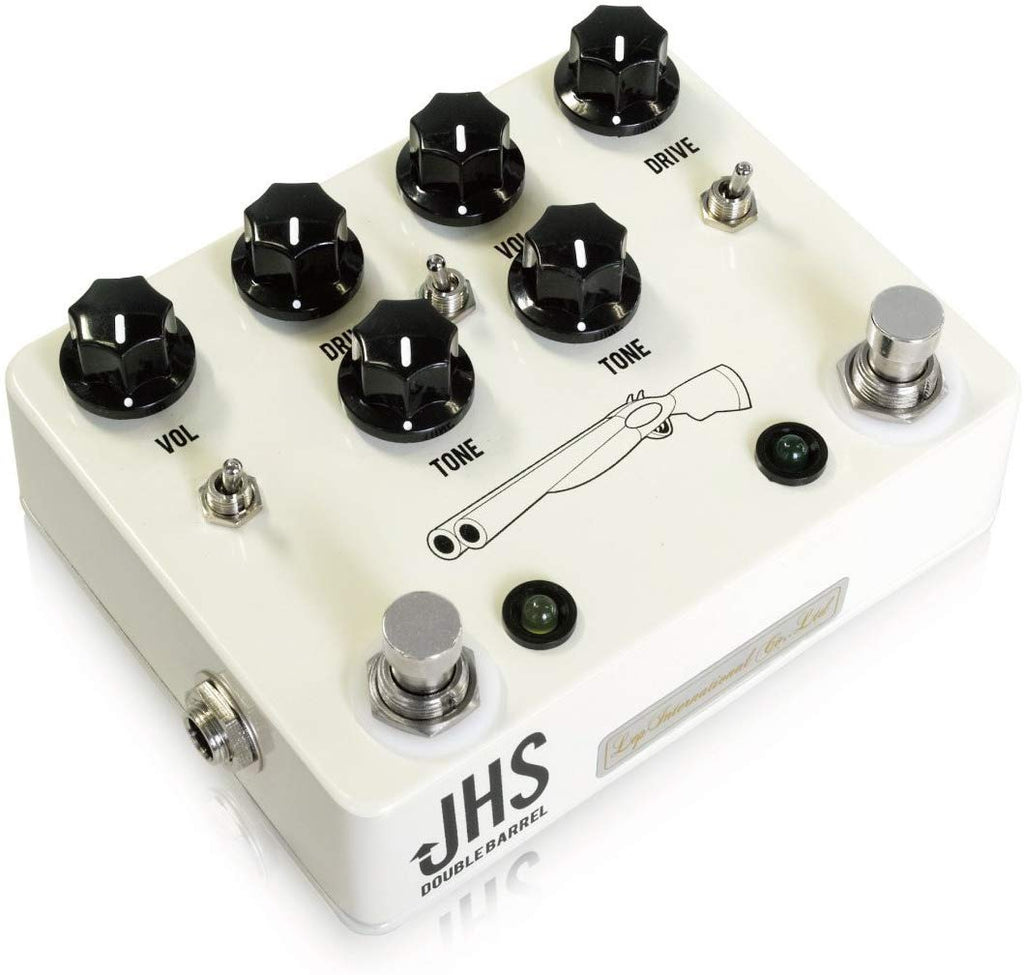 JHS Double Barrel V4 2 in 1 Dual Overdrive Pedal – CBN Music Warehouse