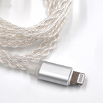 KZ Lightning Cable Plug compatible with apple devices - Replacement cable Type "B" for KZ In-Ear Compatible models