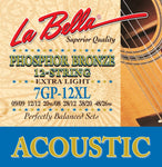 La Bella 7GP-12L 12 String, Phosphor Bronze - Light - CBN Music Warehouse