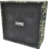 Laney LX 412 CAMO Straight Guitar Amplifier Cabinet, 200 Watts RMS, 4X12in Celestion Rocket 50 Speakers - CBN Music Warehouse