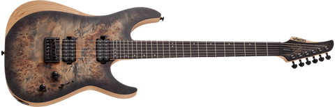 Schecter Reaper-6 Satin Charcoal Burst Electric Guitar - CBN Music Warehouse