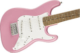 Squier Mini Stratocaster Electric Guitar - Pink - CBN Music Warehouse