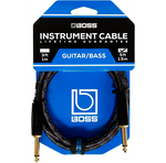 BOSS 20-foot (6m) Instrument Cable, Straight/Straight ¼” jack (BIC-20) - CBN Music Warehouse