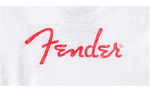 Fender Toddler Children's Clothing Logo T-Shirt, White and Red - Size 3T - CBN Music Warehouse