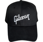 Gibson Black Trucker Snapback Hat - One Size fits all - CBN Music Warehouse