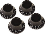 Gibson Top Hat Knobs - 4 Pack, Black - CBN Music Warehouse