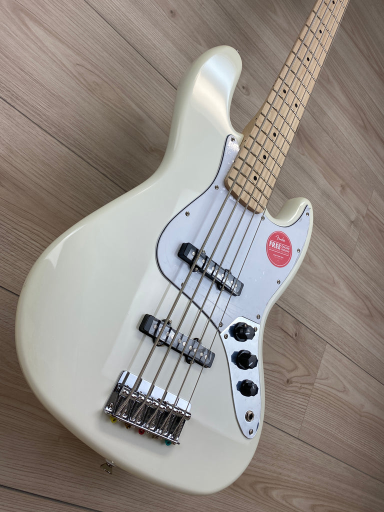 Squier Affinity Series Jazz Bass V 5-strings Bass, Olympic White 