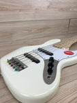 Squier Affinity Series Jazz Bass V 5-strings Bass, Olympic White