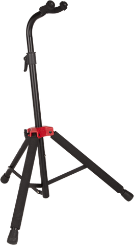Fender Deluxe Hanging Guitar Stand, Black/Red - CBN Music Warehouse