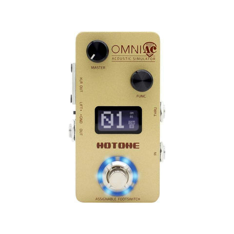 Hotone OMP-5 OMNI Acoustic Simulator Guitar Effects Pedal OMP5 - CBN Music Warehouse